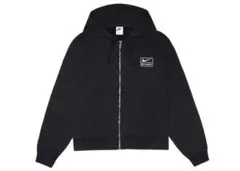 Nike x Stussy Washed Fleece Hoodie Black