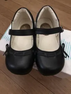 フォーマルシューズ 女の子 黒　20cm