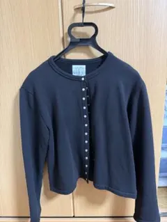 アニエスベー　ブラック カーディガン サイズ3