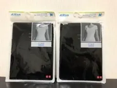 UNIQLO AIRism ユニクロ　エアリズム　UネックT半袖　M 2枚