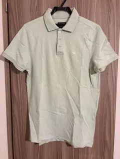 Abercrombie & Fitch 薄緑ポロシャツ L