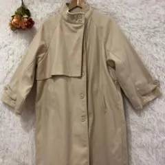 ★スプレイプレミアム★ケープ風 スプリングコート 【M】 裏地付 ロング