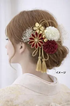 つまみ細工 髪飾り 成人式 卒業式 結婚式 振袖 着物 和装