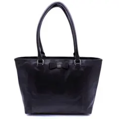 【美品】Kate spade ケイトスペード　レザートートバッグ　リボン　大容量