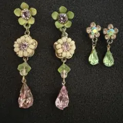 ミハエルネグリン Michal Negrin フラワーピアスセットのサムネイル
