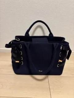 MISCH MASCH ネイビーハンドバックのサムネイル