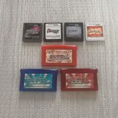 ポケットモンスター ソフト7点セット ニンテンドーDS ゲームボーイアドバンス