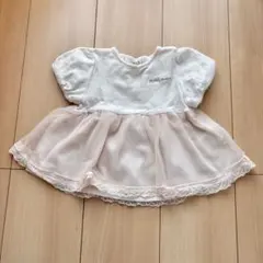 petit main シアーペプラムドッキングT 80cm