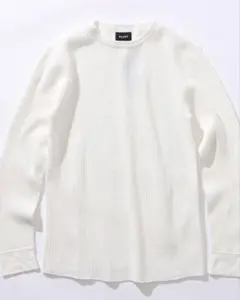 BEAMS ホワイト 長袖カットソー