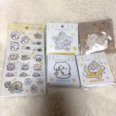 ちいかわ　ベビー　クリアシール　フレークシール　パタパタメモ　5点セット