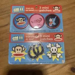 PAUL FRANK ミニパッチ2セット