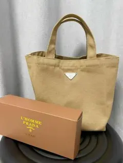 PRADA プラダ ノベルティトートバッグ ブラウン 未使用 @000cc