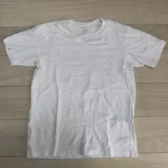 エアリズム AIRism ホワイト VネックTシャツ Mサイズ