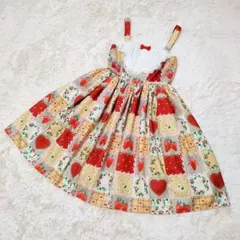 【美品】axes femme kawaii ハピネスベリー ジャンスカ いちご柄