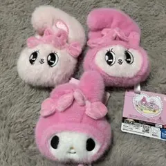 エスターバニー×マイメロディ フェイスマスコット付きトートバッグ全3種類