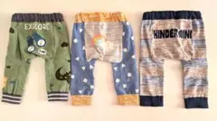 カラフルなハーフパンツ3点セット 95cm