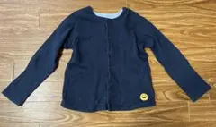 ブリーズ　上着　カーディガン　ニコちゃん　紺色　120㎝