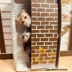 ミニチュア☆小さな猫達☆モールアート