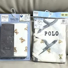 【新品未使用✨】POLO ベビー肌着・スタイ(よだれかけ)