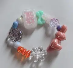 ハンドメイドアクセサリー ビーズブレスレット