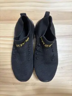 スニーカー ブラック ソックスタイプ 23cm