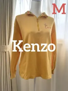 【極美品】KENZO GOLF 日本製 ハーフジップスウェットトップス 90s