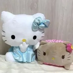ハローキティとウサギ　ペアエンジェル　ぬいぐるみ ハローキティとウサギ ペアエンジェル ぬいぐるみ - メルカリ