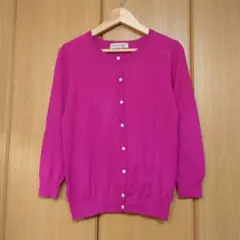 アプワイザーリッシェ*ラズベリー 七分丈カーディガン