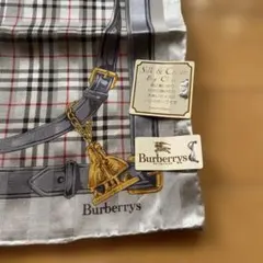 Burberrys シルクコットン ハンカチ 約58cm