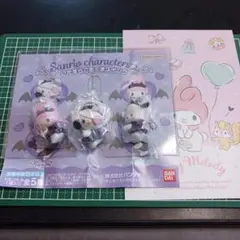 未開封　サンリオキャラクターズ いたずらこあくまスイング 　3種+ポストカード