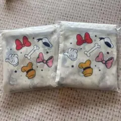ミッキー ミニー 収納付きエコバッグ　２個セット
