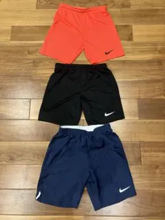 Nike ナイキ　サッカーパンツ 3枚セット　M 145cm