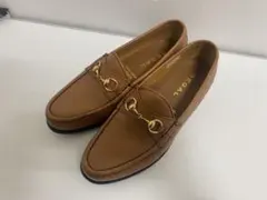 ⭐️美品⭐️リーガル ビットローファー レザー　ゴールド金具　ブラウン　25センチ