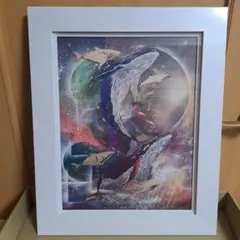 アールビバン みきさい 版画 願いに背を向けて 作品番号 22/200サイン