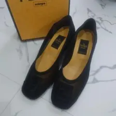 FENDIメッシュ パンプス 35.5 約22.5cm ブラック