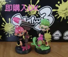 スプラトゥーン amiibo タコボーイ ボーイ ネオングリーン 初期化済み
