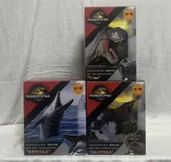 ジュラシック・ワールド／復活の大地ACT/CUTプレミアムフィギュア　３点セット