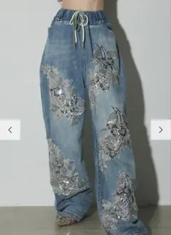 juemi Flocky Tulle Flare Pants - メルカリ