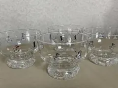 デザートグラス4客　 /昭和レトロ　クマ　ペンギンのサムネイル