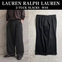 90s Polo by Ralph Lauren ブラックバギーパンツ ポロチノ - メルカリ