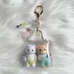 ☆Lily♥様専用☆GPSケース ベージュくまちゃん / 合皮ブルー - メルカリ