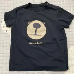 mont-bell クマ顔プリント Tシャツ　90