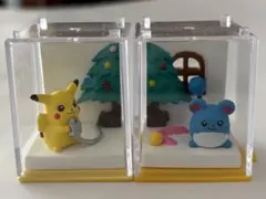 ポケモンパーティ　ピカチュウ マリル クリスマスフィギュア2体セット