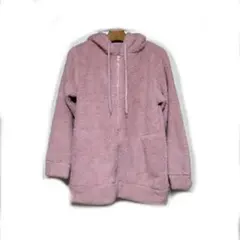 ✨モコモコ…❄❤ピンク フリースジャケット フード付き♦