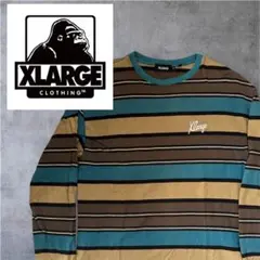 XLARGE ボーダー柄 長袖カットソーのサムネイル