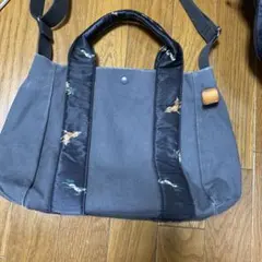 russet ラシット 2way ショルダーバッグ トートバッグ 馬柄 グレーのサムネイル