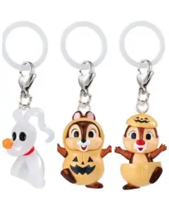 ディズニー ハロウィン 가챠 チップ デール ゼロ めじるしアクセサリー