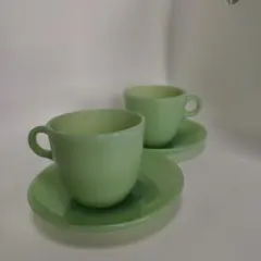 ファイヤーキング　ジェダイ　セントデニス　カップ 　ソーサー　2個　② ファイヤーキング ジェダイ セントデニス カップ ソーサー 2個 ②