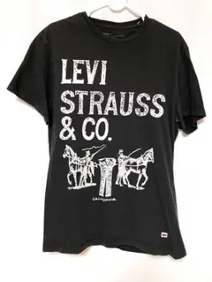 Levi's リーバイス Tシャツ 半袖 グラフィックロゴ デカロゴ 黒