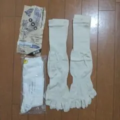 未使用 うさぎの会 山忠 先丸 5本指 シルク靴下 三足組 絹 ２５cm